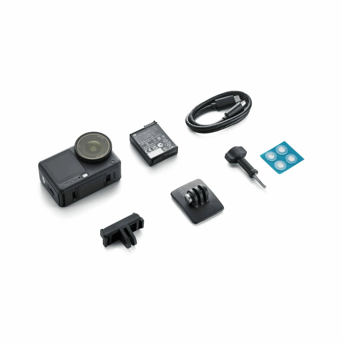 DJI Osmo Action 6 Standard Combo, 8K Waterproof Action Camera with 1/1.1" Square Sensor, Cold-Resistant, 4hrs Battery, 50GB Storage, Vlogging Camera