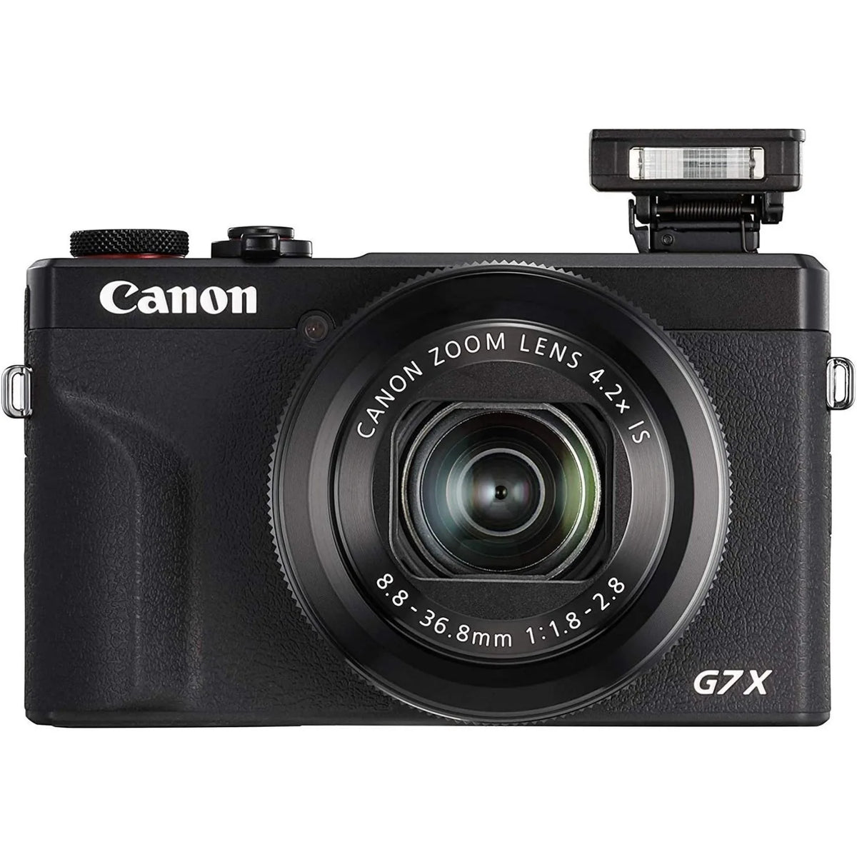 Canon PowerShot G7 X Mark III Digital Camera, 20.1MP 1-inch Sensor, 4K Video, 24-100mm f/1.8-2.8 Lens, Flip Touchscreen, Wi-Fi & Bluetooth, Black
