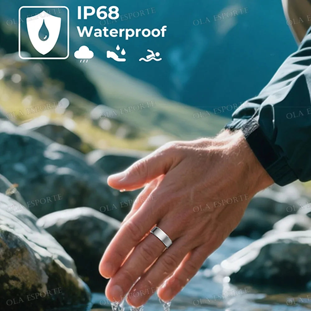 New 2026 SmartRing with Charger Case Heart Rate Blood Preasure Healthy Monitoring Waterproof Best Free Gift Free shipping fee from USA R100 Ring