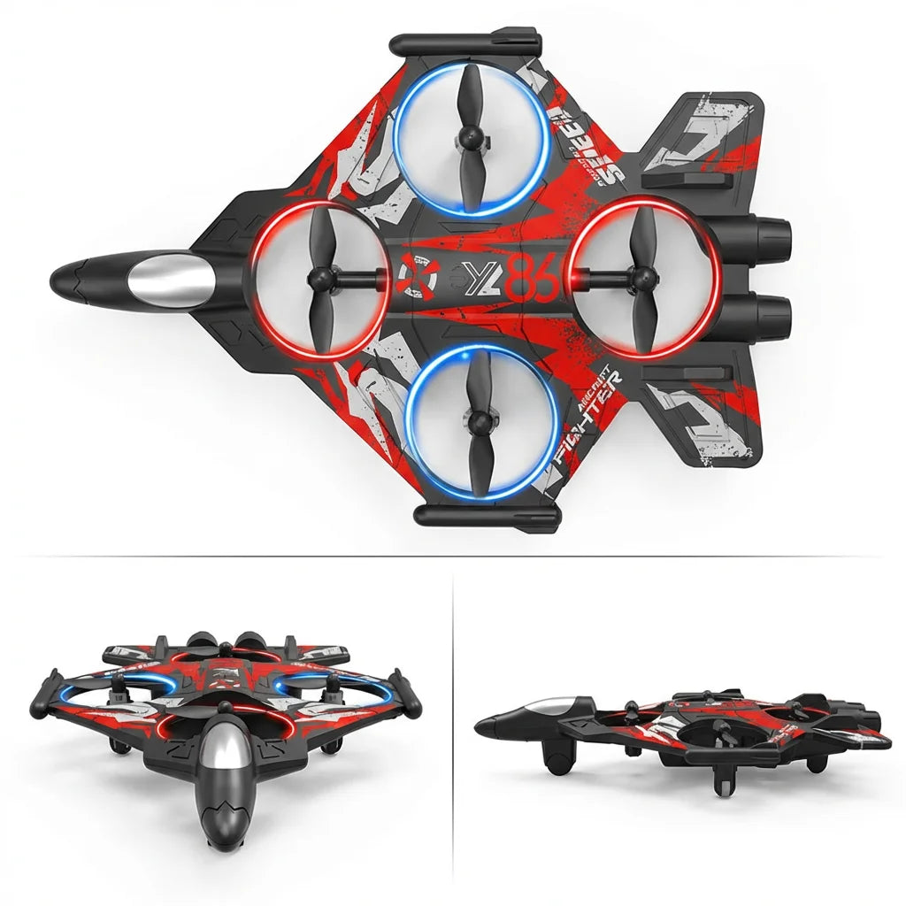 YL85 Standard Control - YL86 Screen Control Toy Drone, 2 Batteries Optional, Dual Control, Gift Option, Suitable for Ages 8 and up, Outdoor Toy, Available in Red and Blue.