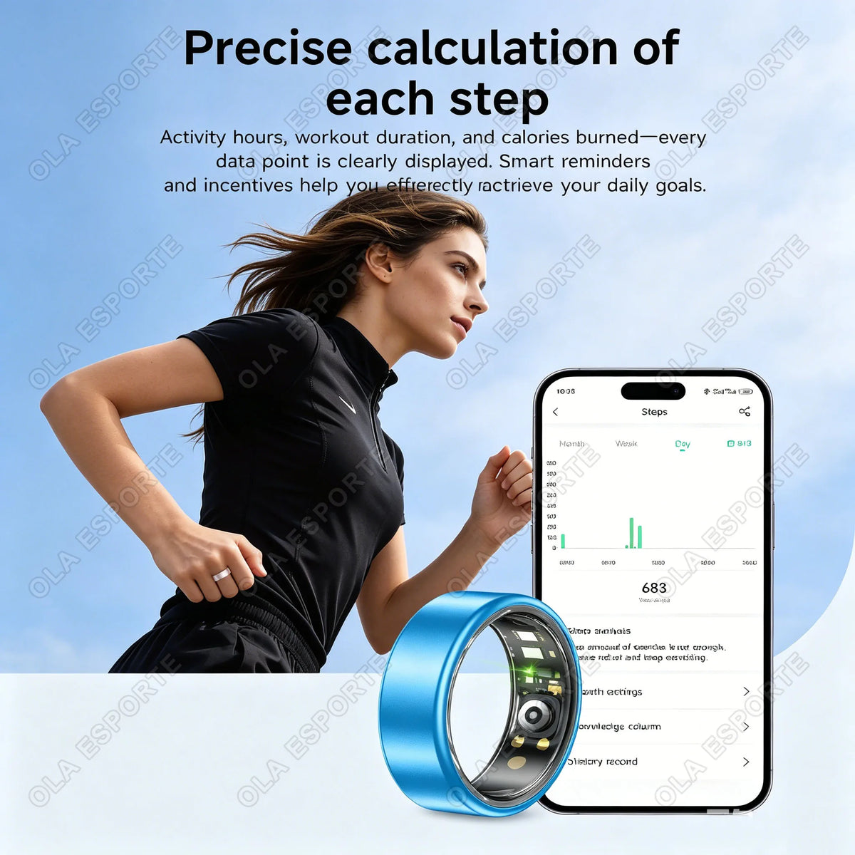 2026 New Smart Ring, Precision Health Sensor, Business Design, Blood Pressure Heart Rate Sleep Monitor, IP68 Waterproof, US Stock Fast Free Shipping