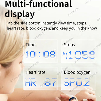 2026 Smart Ring Call Reminder Display Screen Heart Rate Blood Oxygen Sleep Monitor Gesture Control Rings Men Women Ship from USA