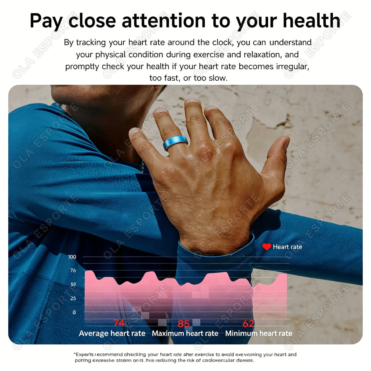 2026 New Smart Ring Men Women, Heart Rate Blood Oxygen and Sleep Monitor Smartring IP68 & 5ATM Waterproof, Multi-sport Mode Ring