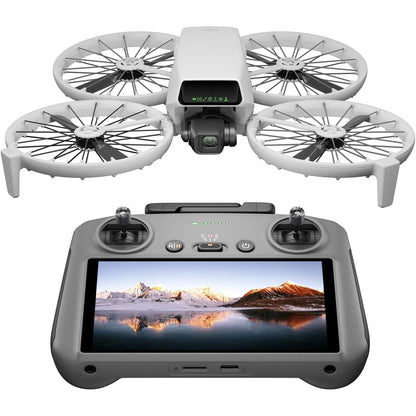 DJI Flip Drone with RC 2 Screen Controller, 4K UHD Camera, 3-Axis Gimbal, Under 249g, 31-Min Flight