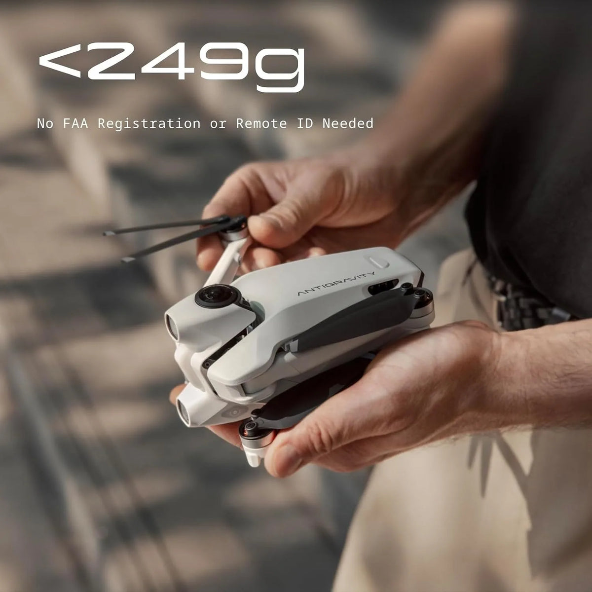 Insta360 Antigravity A1 Explorer Bundle (3 Batteries) 8K 360 Camera Drone, 10km Control, Auto Return, Foldable 249g