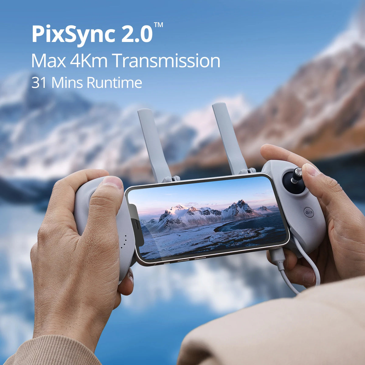 Potensic ATOM SE GPS Drone with 4K EIS Camera, Under 249g, 62 Mins Flight, 4KM FPV Transmission, Brushless Motor, Max Speed 16m/s, Auto Return, Lightweight and Foldable Drone for Adults Beginner