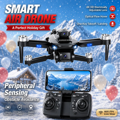 ZNLYRION F196 Brushless Drone 4K Dual Camera 360° Obstacle Avoidance Optical Flow Positioning 20Mins Flight Time WIFI FPV RC Quadcopter