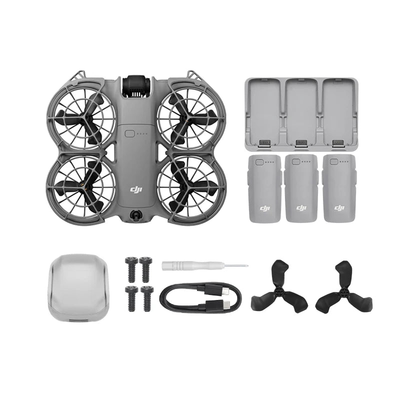 DJI Neo 2 Fly More Combo (Drone Only) Drones With a Camera Drone 4k Professional with Optional Accessories ActiveTrack for Cycling, Omnidirectional Obstacle Avoidance