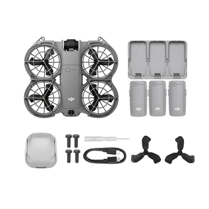DJI Neo 2 Fly More Combo (Drone Only) Drones With a Camera Drone 4k Professional with Optional Accessories ActiveTrack for Cycling, Omnidirectional Obstacle Avoidance