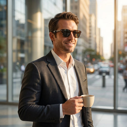 Smart Wireless Glasses: Touch-Controlled Sunglasses That Support Translation, Music Playback, and Phone Calls. They Feature an Ultra-Long Battery Life and Are Made of lightweight Materials for Easy Portability, Making Them Id