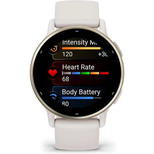 Health and Fitness GPS Smartwatch with AMOLED Display and Up to 11 Days Battery Life