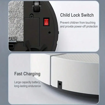 This Robotic Vacuum Cleaner And Mop Combo Is Suitable For Both Wet And Dry Cleaning, Offers Multiple Cleaning Modes, And Is A 3-In-1 Robot Vacuum Cleaner With Automatic Charging.