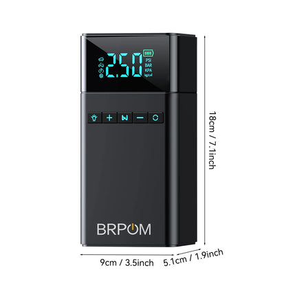 8500A/9000A Peak Current, 150 PSI Multi-Functional Portable Car Battery Starter, Compressor, and Air Injector/Portable Compressor with LED Display (ALL GAS, 8.0L Diesel)