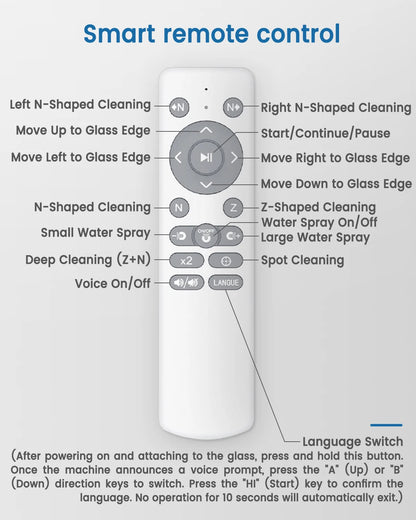 COTIAR W10 9000Pa Robot Window Vacuum Cleaner 5 Cleaning Paths Working Winbot Electric Smart Home App&Remote Control