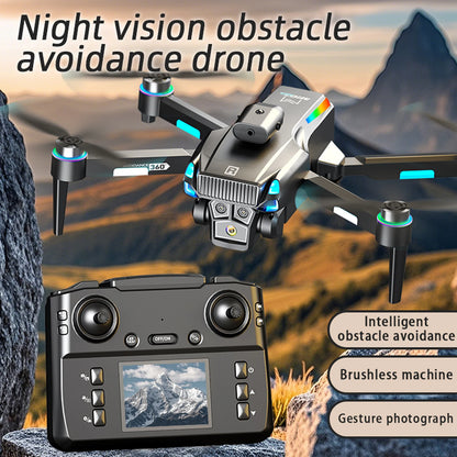 MAX Foldable Drone with 4.3" Screen Remote Control, Night Vision Obstacle Avoidance, Brushless Motor, Under 249g No FAA/CAA Registration Required