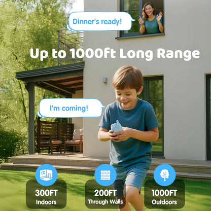 Video Walkie Talkie Gift Set 2 Pack HD Video Call Rechargeable Photo Voice Share Long Range No WiFi with Star Charms for Kids Birthday Outdoor Gift