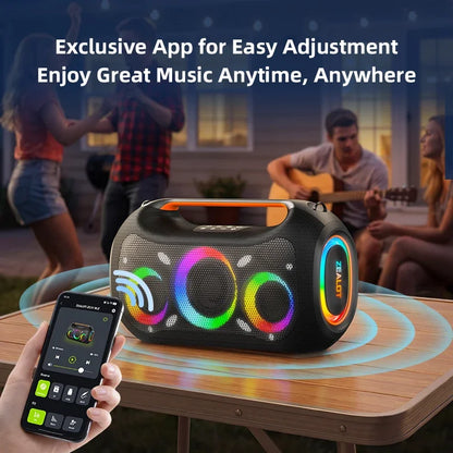 ZEALOT-ZE51 300W Big Power Wireless TWS Subwoofer Bluetooth Speaker High Volume Waterproof Portable Mobile Power HIFI Sound Quality