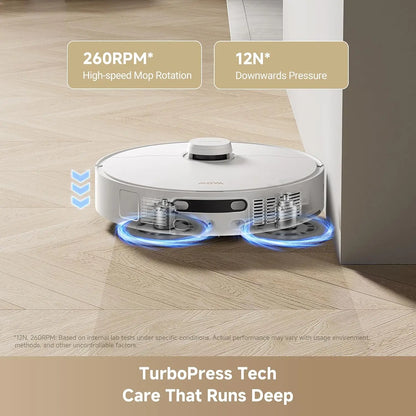 2026 Upgraded Robot Vacuum and Mop, 2-in-1 Vacuuming and Mopping Combo with 26000Pa High Suction Power for Powerful Floor Cleaning