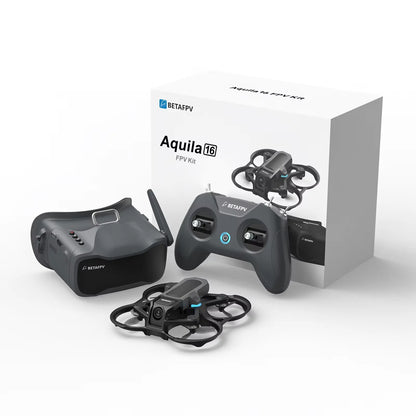 BETAFPV Aquila16 FPV Kit Set+1100mAh Battery 2PCS * 2+6 Port Charger+BT2.0 Male Female Adapter Cable 6PCS FPV Drone Mini Drone Fpv