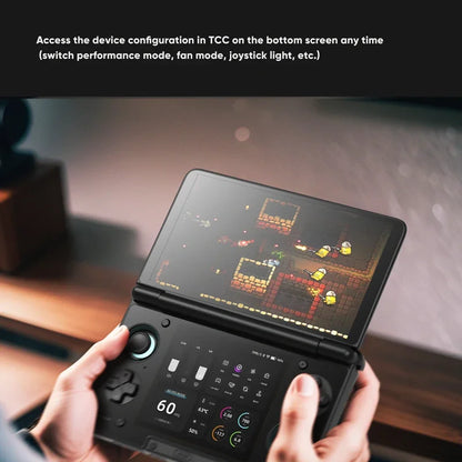 AYN THOR Clamshell Handheld Game Console 6" 120Hz AMOLED Snapdragon 8 Gen 2 4K DP Output Snapdragon 8 Gen 2 6000mAh 27W Fast Charge Retro Gaming Console