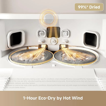 2026 Upgraded Robot Vacuum and Mop, 2-in-1 Vacuuming and Mopping Combo with 26000Pa High Suction Power for Powerful Floor Cleaning