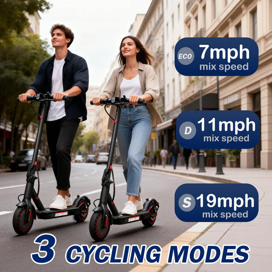 Adult Foldable Electric Scooter 350W Motor 36V 7.8Ah Battery 17Mile Range APP Control US Stock Commuting E-Scooter