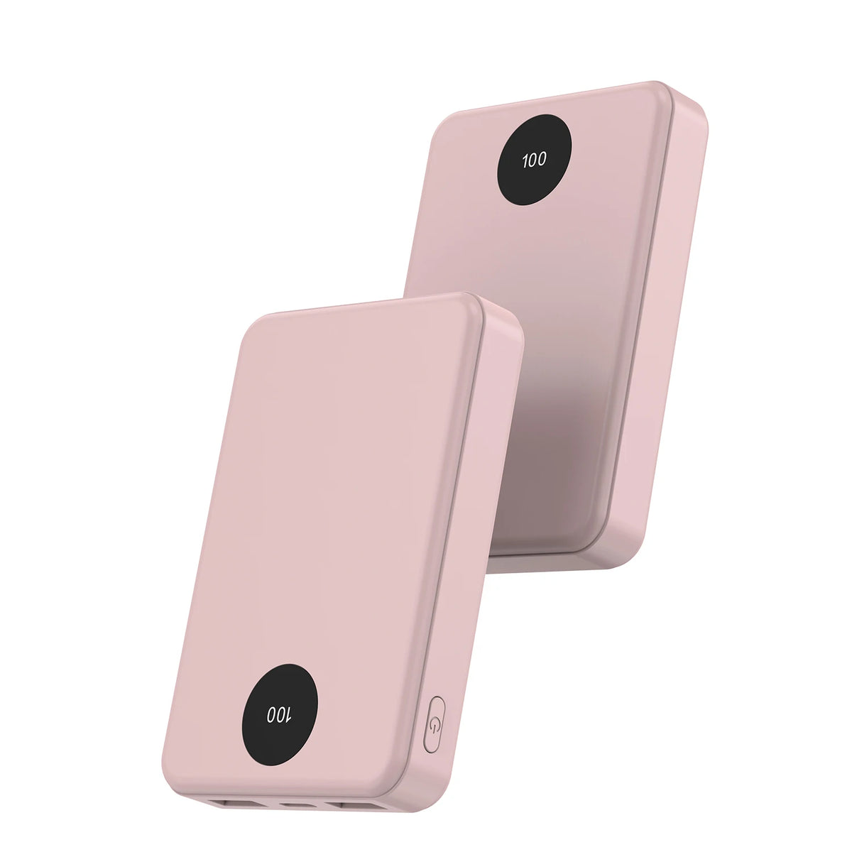 Portable Charger 10000mAh Power Bank, Dual USB Output & USB-C Input Output, Digital Screen Display External Battery for Cell Pho