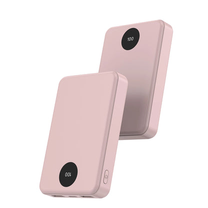 Portable Charger 10000mAh Power Bank, Dual USB Output & USB-C Input Output, Digital Screen Display External Battery for Cell Pho