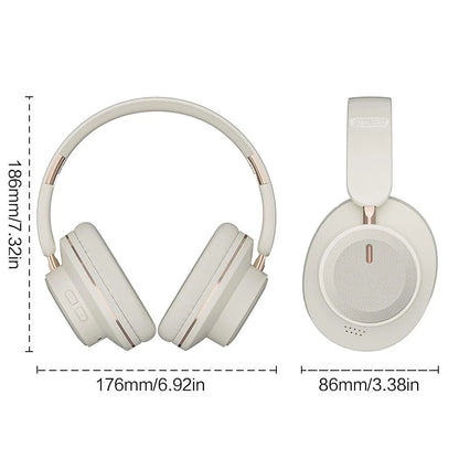 Bluetooth Headphones Wireless Headset Over Ear Foldable Portable Fashion Aesthetic Design With 24H Long Battery Life Premium Hi-Fi Stereo Sound All Day Comfortable Fit For Photography Props Travel Sports Gym Workout Gaming Sc