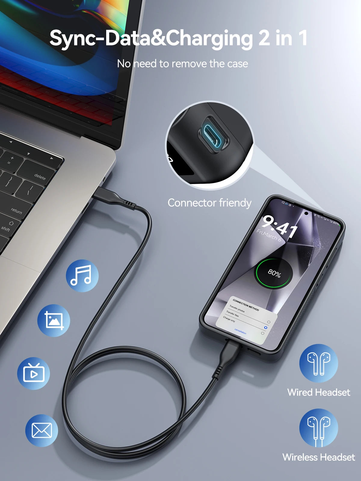 NEWDERY 8000mAh Battery Case For Samsung Galaxy S25 Ultra S25 Plus S25FE Wireless Charging Charger Case 18W Fast Recharging Power Bank Cover