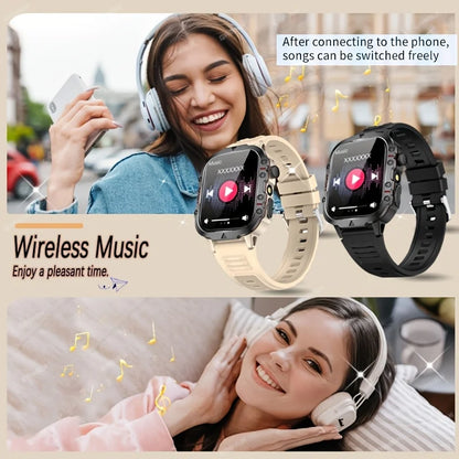 2026 Smart Watch, Supporting Wireless Calls, Multi-Sports Modes, Music, Reminders, Wallpapers, Weather, USB Charging, Multifunctional Wearable, Compatible with Iphone And Android, Unisex, Ideal Holiday Gift for Friends, Lover