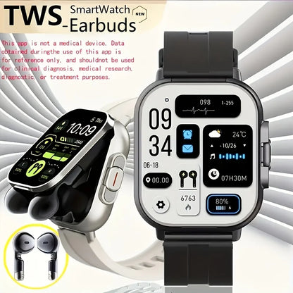 2026 Latest Smartwatch, Unisex | Valentine's Day Gift - Wireless Calling/Texting/Multiple Sports Modes/Remote Camera Control/Fitness Tracker, Compatible with iPhone and Android, USB Charging, Silicone Strap, Smart Connectivit