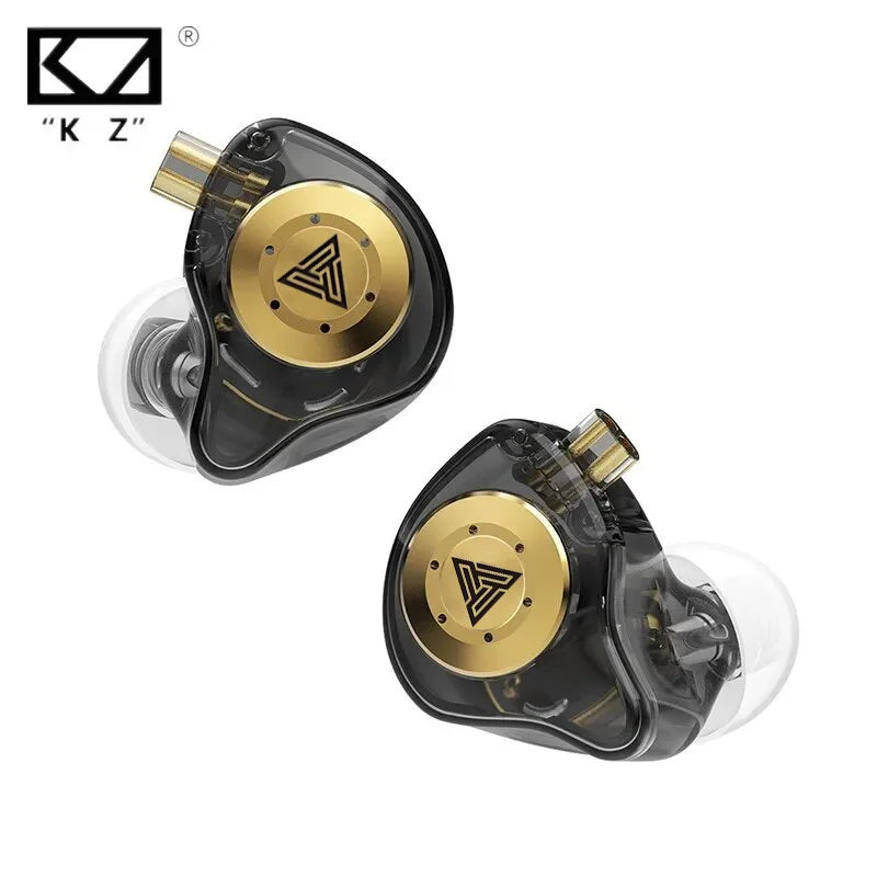 AK6 PRO IEM Earphones Bass Sound Earbuds Dynamic Drive HiFi Headphones Sport Noise Cancelling Headset with Detachable Cable