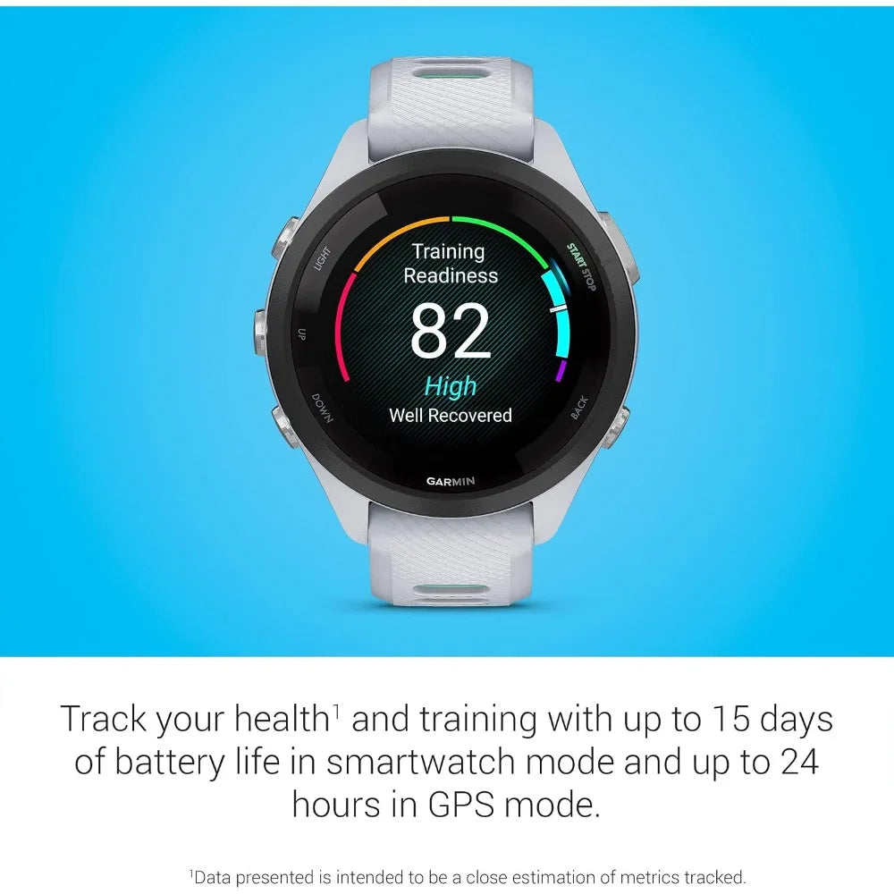 Smartwatch: AMOLED Display, Training Metrics, 42mm GPS, Readiness, 15-Day Battery, 8GB Music, 5 ATM Water Resistant