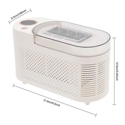 12V Portable Mini Ice Maker Machine Fast Ice‑making Countertop Ice Cube Maker for Car RV Camping Travel Home