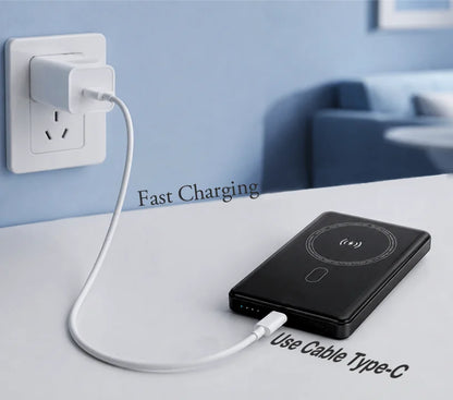 10,000mAh Wireless fast charging Power bank with Semi-solid state Polymer Lithium