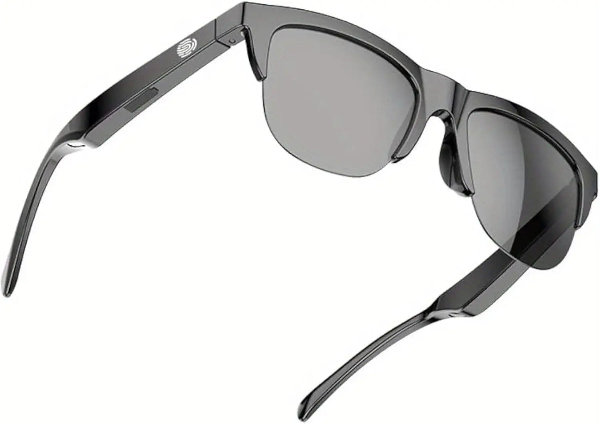 Half Frame Smart Glasses, Built-in Microphone and Speaker, HD Voice Calling,Music Playback and Hands-Free Calling, Suitable for Men and Women