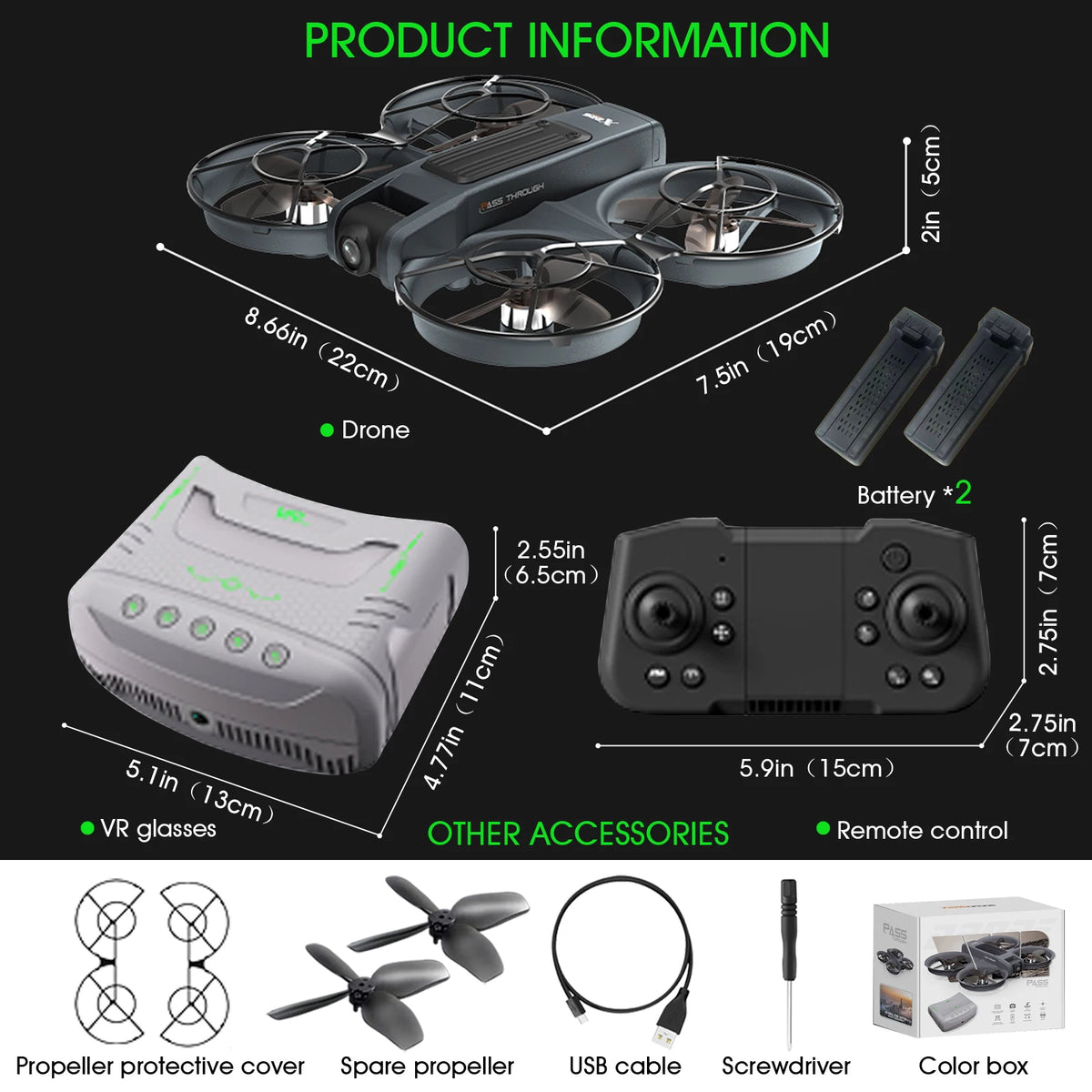 4.5-Inch Screen Remote Control Or Remote Control Without Screen | Drone With Dual Cameras | Brushless Motor, 40-Min Flight, Foldable Quadcopter, Optical Flow Positioning, Wind Resistanc