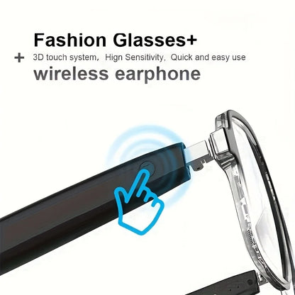 Shuangqiao Wireless Smart Glasses with Photochromic Lenses, Blue Light and UV Protection Sunglasses - Listen to Music / Answer Calls / Voice Assistant