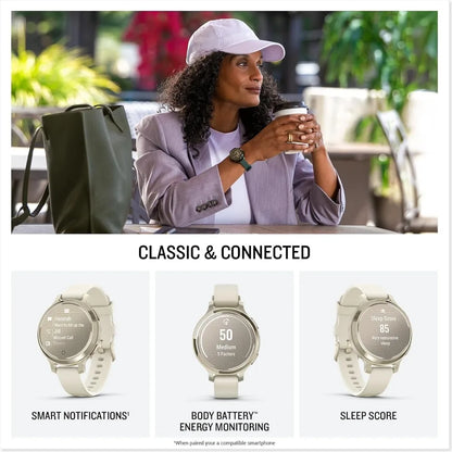 Active, Stylish Smartwatch with Built-in GPS, Hidden Display, and Up to 9 Days Battery Life
