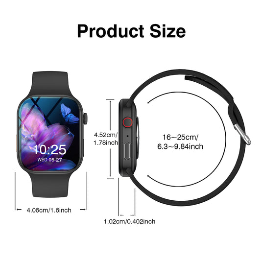 2026 New Smart Watch, Wireless Call, Outdoor Fitness Tracker, Sports Mode, Steps, Sedentary Reminder,  Music Control, Suitable for Android & Iphone,Christmas/New Year/Birthday Watch Gifts