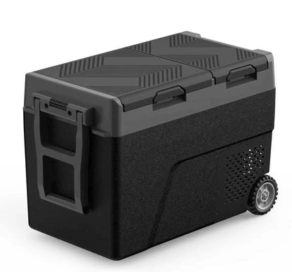 Car Refrigerator 19QT 18L Car Fridge Portable Freezer Compressor Electric Cooler Portable Refrigerator Rapid Freezing -4 Degree Fahrenheit To 68 Degree Fahrenheit 12V 24V DC Can Use Internal Battery Not Included LCD Built-In