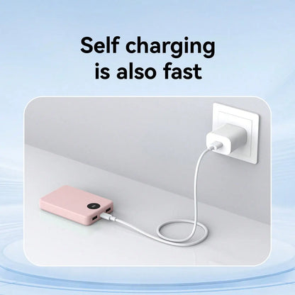 10000mAh Portable Power Bank Mobile Phone Charger, Small And Lightweight, Built-In Type-C Two-Way Charging And Discharging