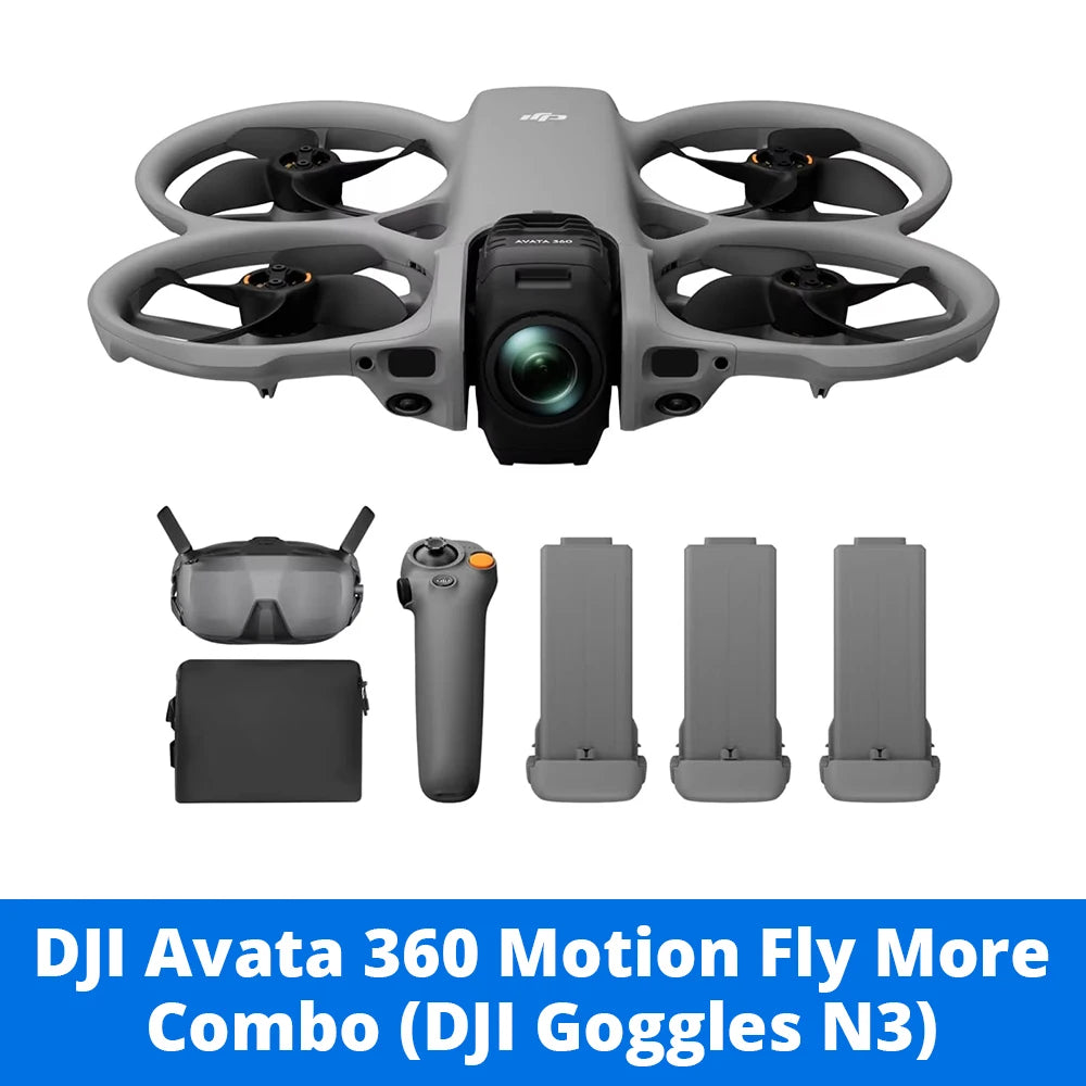 DJI Avata 360 Drones with a Camera & RC2 Remote Controller | Drone 4K Professional Imaging 1-Inch 8K HDR 360° Camera | 20km Transmission | Immersive Cinematic for Adults Content