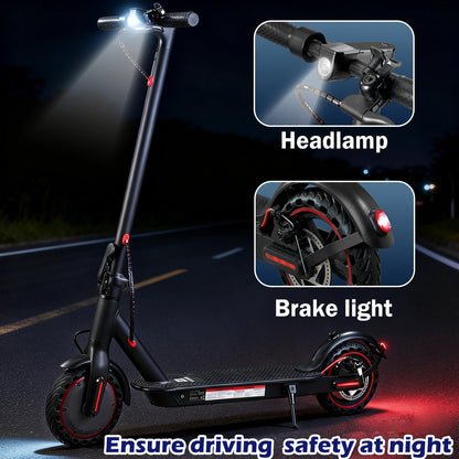 Adult Foldable Electric Scooter 350W Motor 36V 7.8Ah Battery 17Mile Range APP Control US Stock Commuting E-Scooter