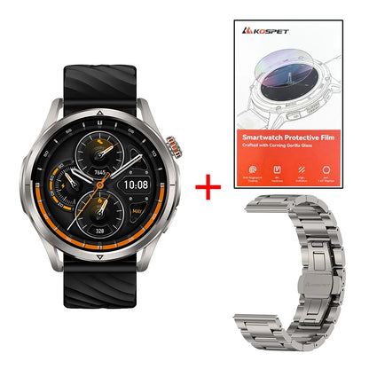 2025 KOSPET MAGIC R10 GPS Smart Watch For Men Compass Barometric Dual-band GNSS AMOLED Anti-Fingerprint 5ATM IP69K Waterproof