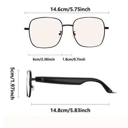 Intelligent Photochromic Smart Sunglasses, Automatically Adjust Light Transmittance, UV Protection & Blue Light Blocking Glasses for Men Women