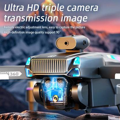 MAX Foldable Drone with 4.3" Screen Remote Control, Night Vision Obstacle Avoidance, Brushless Motor, Under 249g No FAA/CAA Registration Required