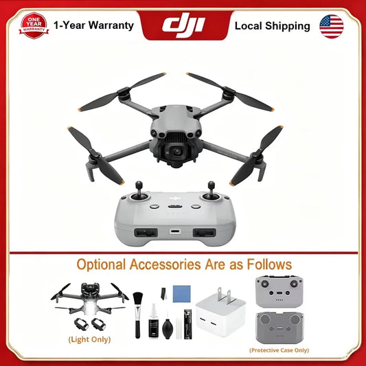 DJI Mini 5 Pro Drones with Camera and Optional Accessory Ultra-Light & Foldable 1-Inch CMOS Omnidirectional Obstacle Sensing ActiveTrack 360° 20 km Transmission Drone 4K Professional