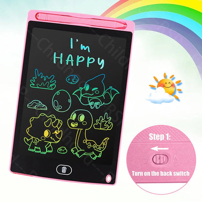 LCD Writing Tablet for Kids, 8.5 Inch Colorful Doodle Board Drawing Tablet, Educational Learning Toys Birthday Gifts for Boys Girls, Christmas Gift